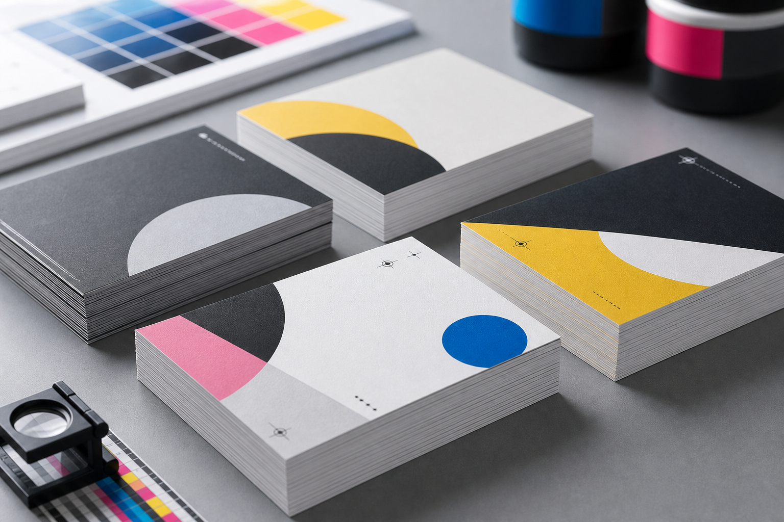 Custom business cards by Interstate Graphics