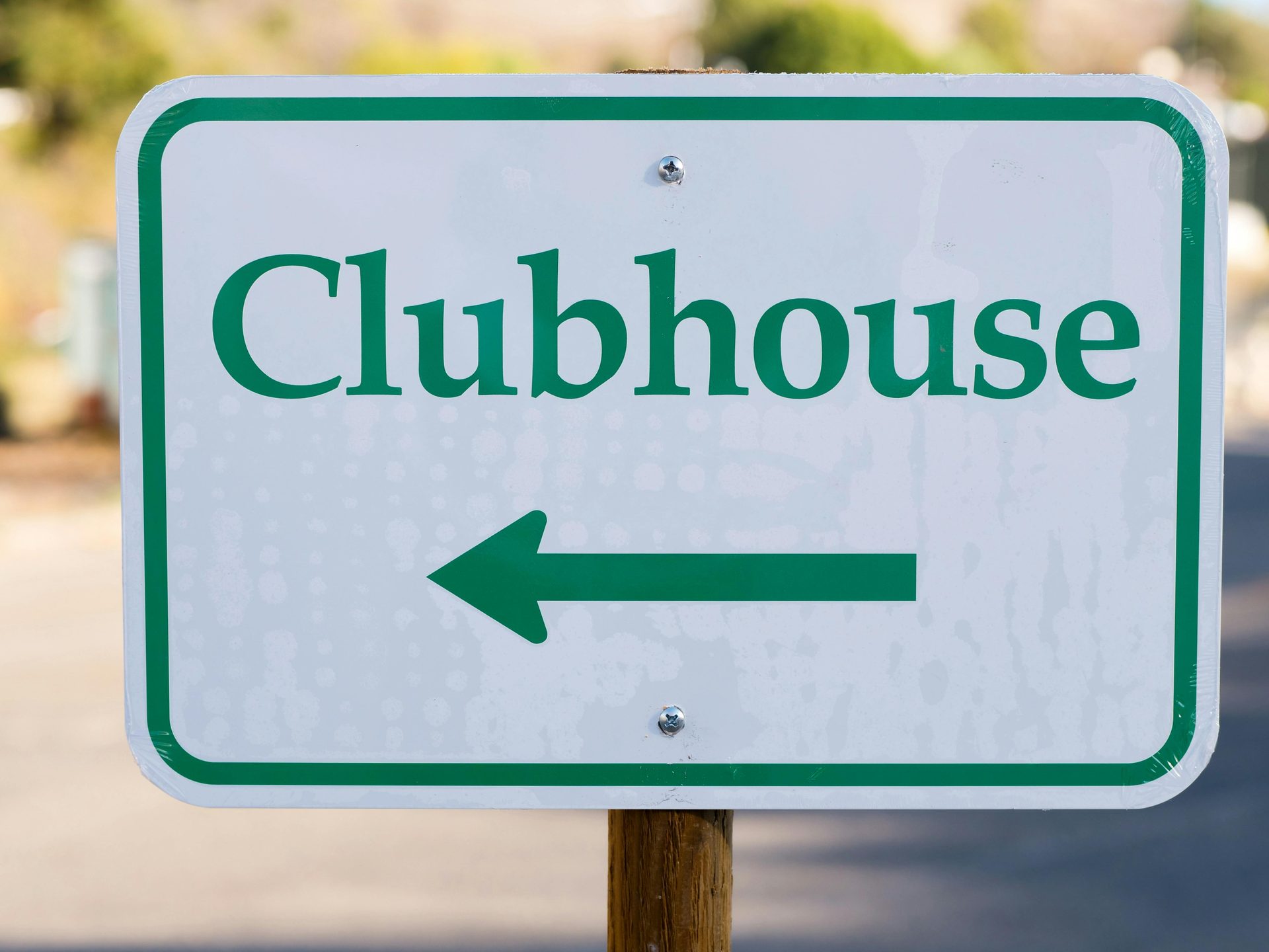 Aluminum sign